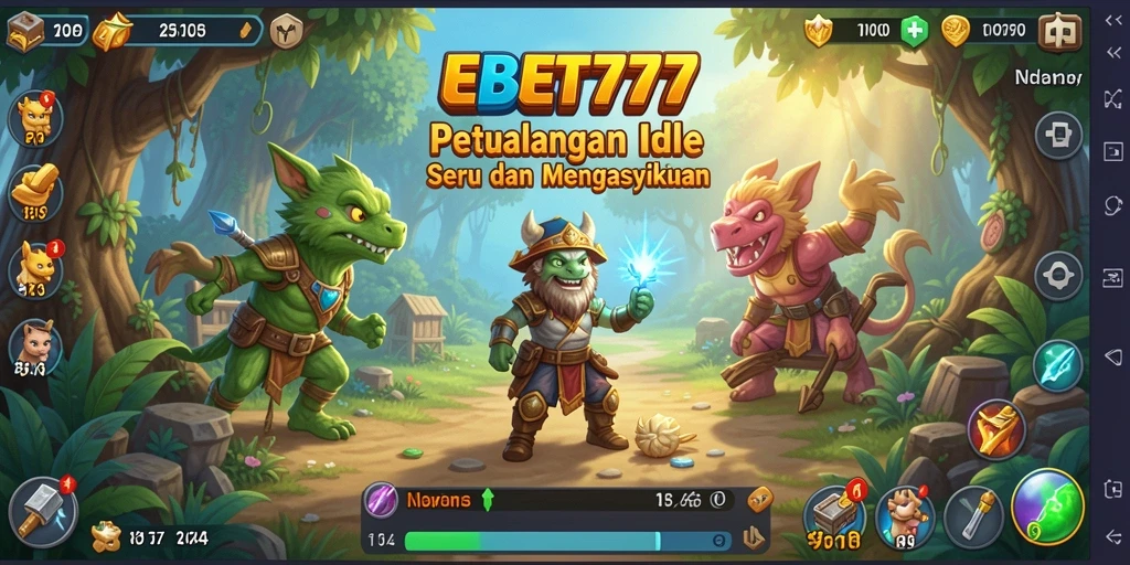 Tampilan menarik dalam gameplay EBET777 dengan elemen Idle yang memikat.