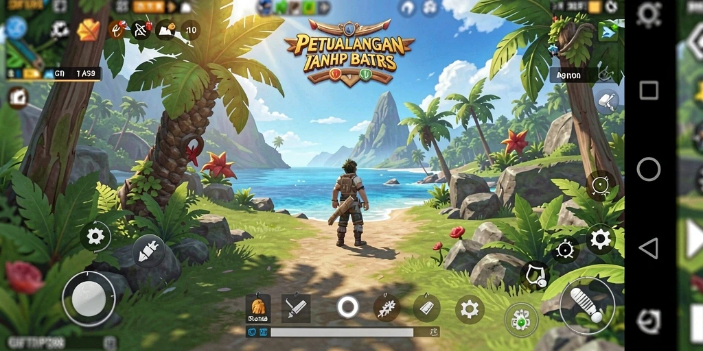 Tampilan gameplay menarik dari GIFTRP288 di dunia terbuka.