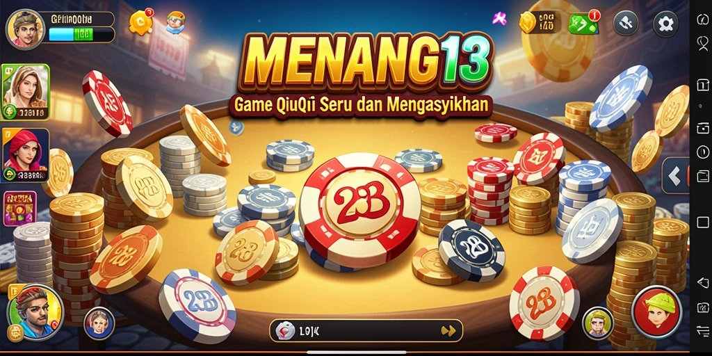Tampilan gameplay MENANG123 yang menarik dan seru saat bermain QiuQiu.