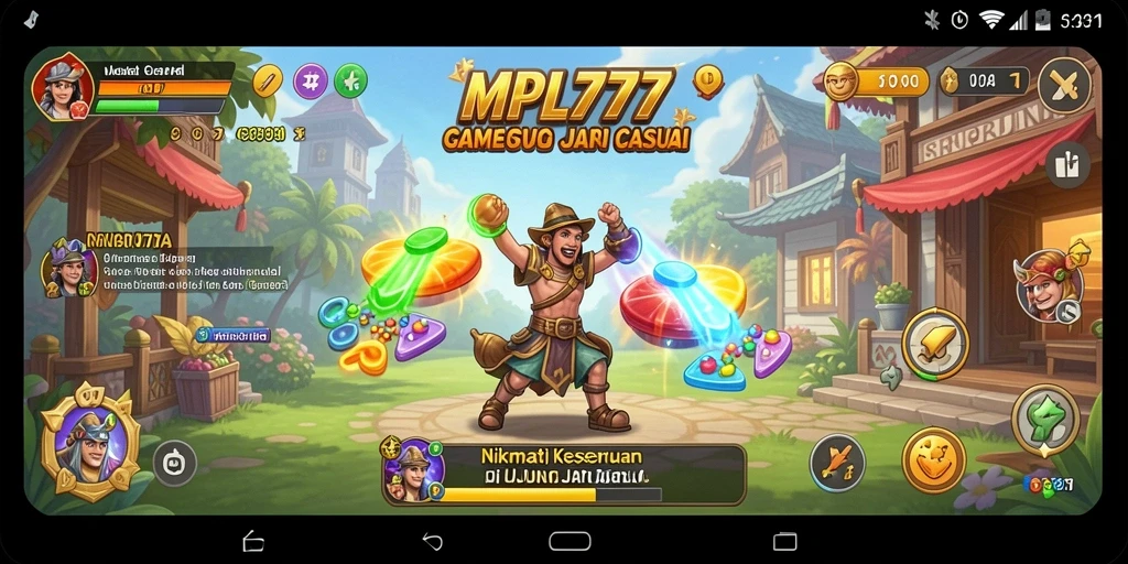 Screenshot gameplay MPL777 yang menggambarkan keseruan bermain game Casual.