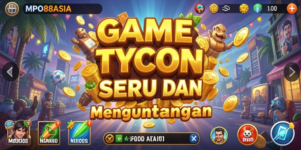 Screenshot utama MPO88ASIA dengan gameplay Tycoon yang menarik.