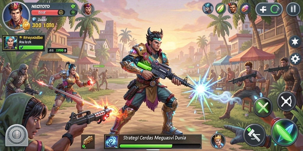 Tampilan gameplay NEOTOTO yang menarik dan penuh strategi.