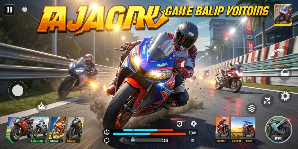 Tampilan gameplay menarik dari RAJACORC yang menegangkan.