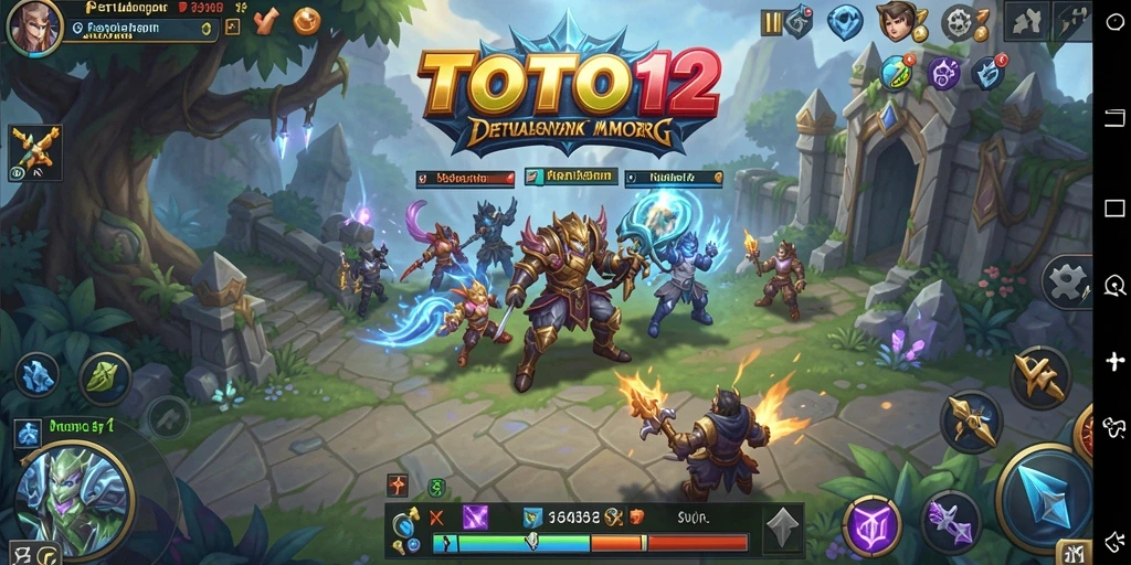 Screenshot gameplay menampilkan aksi seru dalam game MMORPG TOTO12.