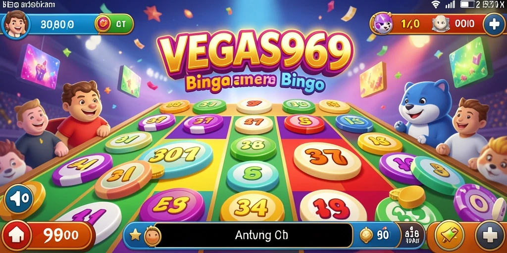 Tampilan gameplay seru dari permainan Bingo di VEGAS969.