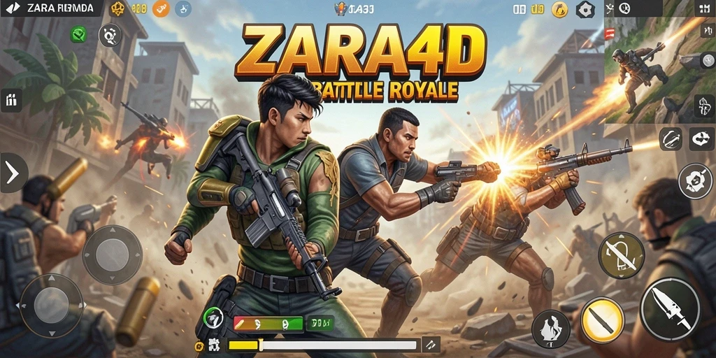Tampilan gameplay ZARA4D yang menegangkan dan seru.